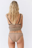 Culotte froufrou tulle Pois Noirs Esquisse lingerie