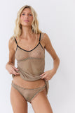 Culotte froufrou tulle Pois Noirs Esquisse lingerie