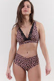 Esquisse lingerie Culotte haute Léopard Mocha