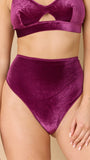 Esquisse lingerie Culotte haute Velours