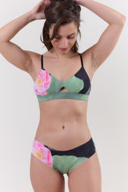 Esquisse Lingerie - Triangle découpe et culotte Nénuphar