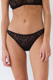 Culotte tulle Léopard velours Esquisse lingerie