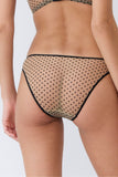 Culotte tulle Pois Noirs Esquisse lingerie