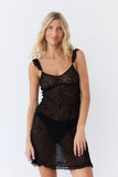 Nuisette froufrou tulle Léopard velours Esquisse lingerie