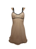 Nuisette froufrou tulle Pois noirs Esquisse lingerie