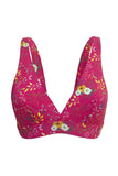 Esquisse lingerie Soutien-gorge cache-cœur - Fleurette orchidée