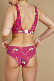 Esquisse lingerie Soutien-gorge cache-cœur - Fleurette orchidée