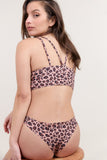 Esquisse lingerie Tanga Léopard Mocha