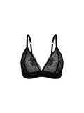 Triangle bonnet dentelle Velours noir Esquisse lingerie