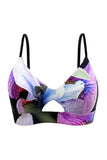 Esquisse lingerie Triangle Découpe Iris Violet