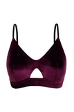 Esquisse lingerie Triangle Découpe Velours