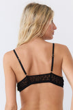 Triangle tulle Léopard velours Esquisse lingerie