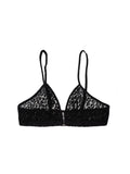 Triangle tulle Léopard velours Esquisse lingerie