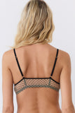 Triangle tulle Pois noirs Esquisse lingerie