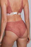 Assa Biscuit Lace high panty