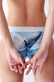 Whale printed panty