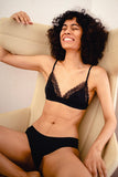 Esquisse lingerie Culotte dentelle noire Pearl