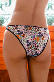 Violette printed mesh panty