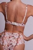 Esquisse lingerie Triangle Fleurs séchées