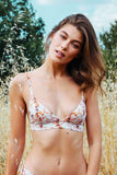 Esquisse lingerie Triangle Fleurs séchées